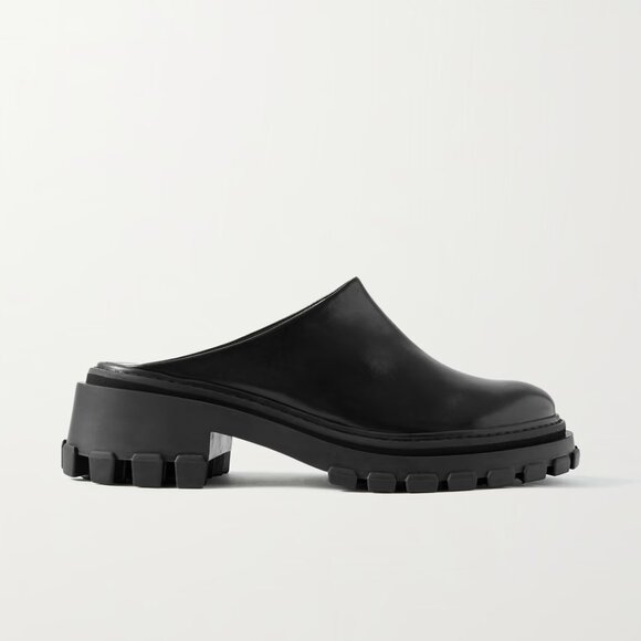 Porte & Paire + Net Sustain leather mules - Picture 1 of 7